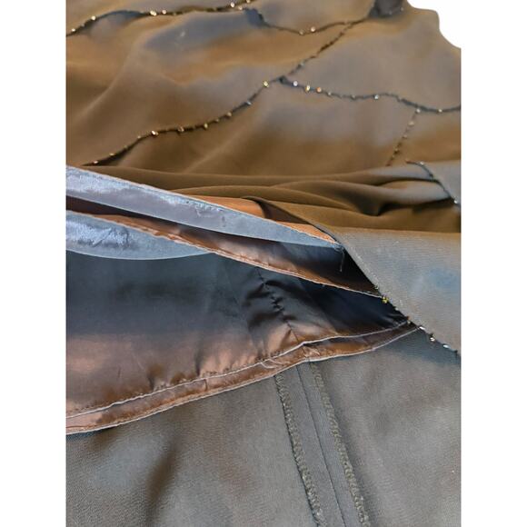 Jovani Navy Strapless Gown - Size 8 - Picture 8 of 16